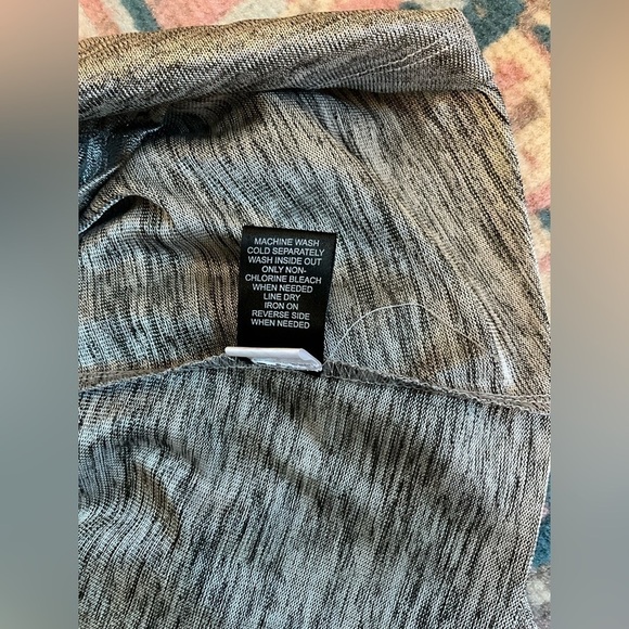 NWT John Paul Richards INC JPR Studio Metallic Ruched Silver Knit Medium - Picture 9 of 12